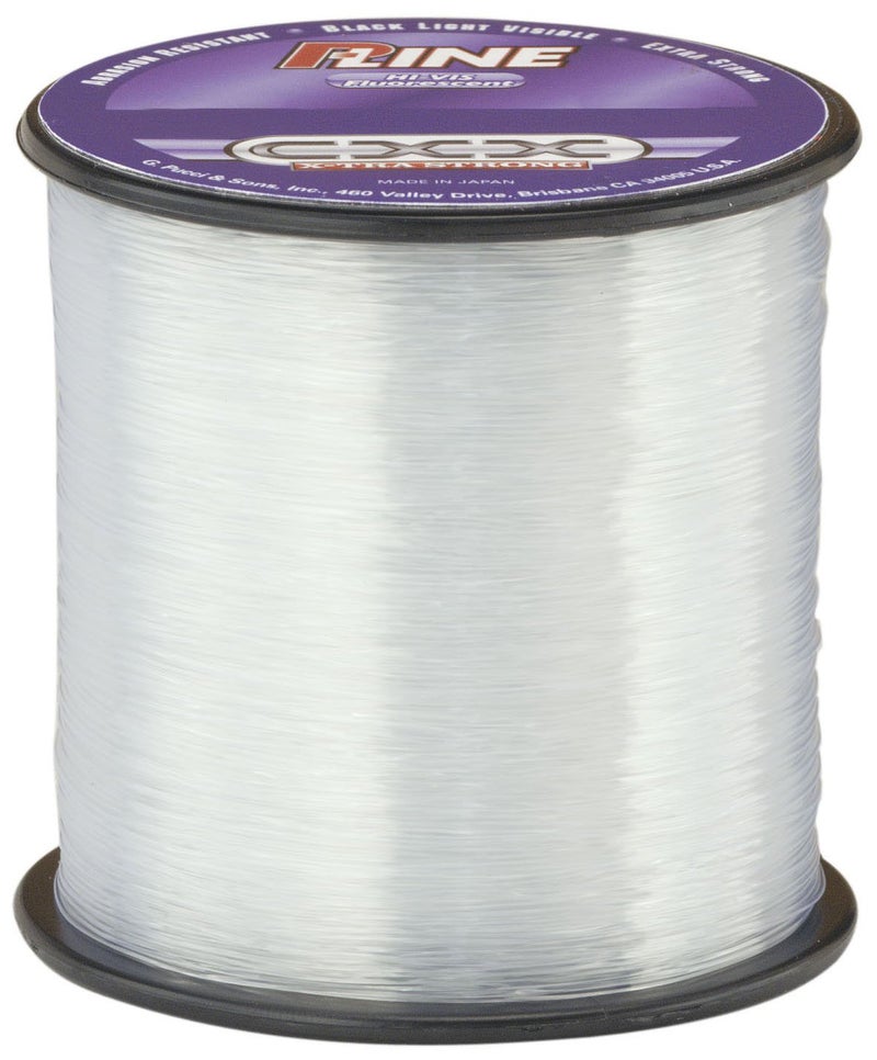 P-Line CXXQHV-15 CXX X-Tra Strong Mono 15lb 600yd Spool Hi-Vis Clear